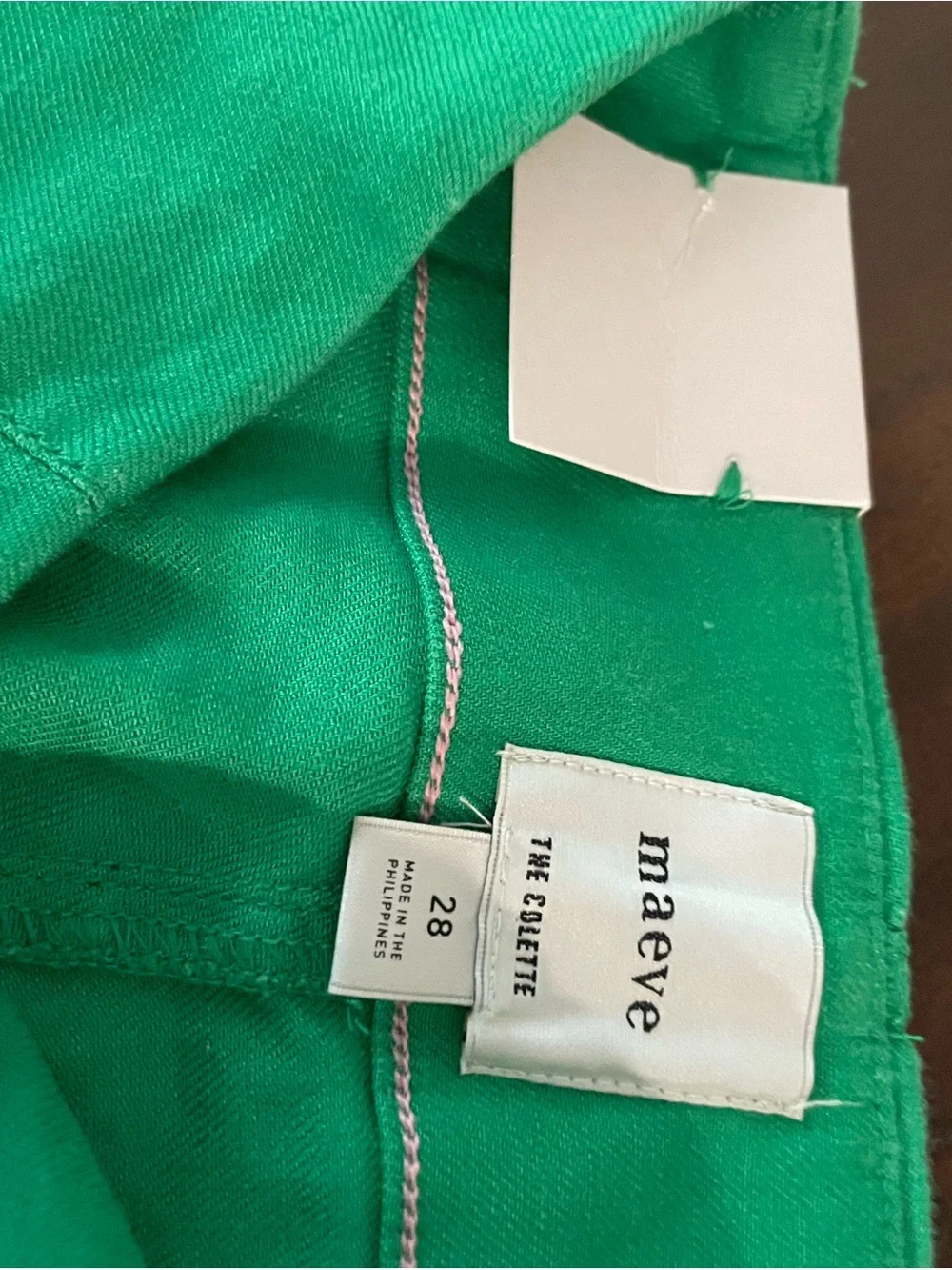NWT Anthropologie Maeve Wide-Leg High-Rise Pants in Green